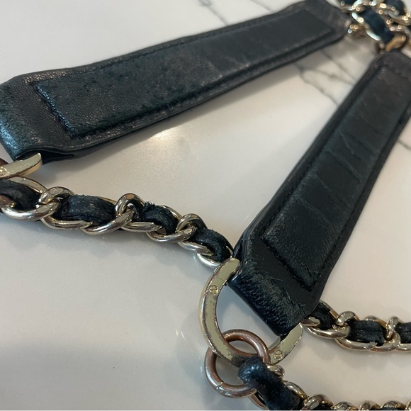 Tory Burch Diamond Quilted Black Slouchy Tote Bag - Picture 7 of 16